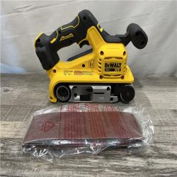 AS-IS DEWALT 20V MAX* XR Brushless Cordless Belt Sander (Tool-Only)