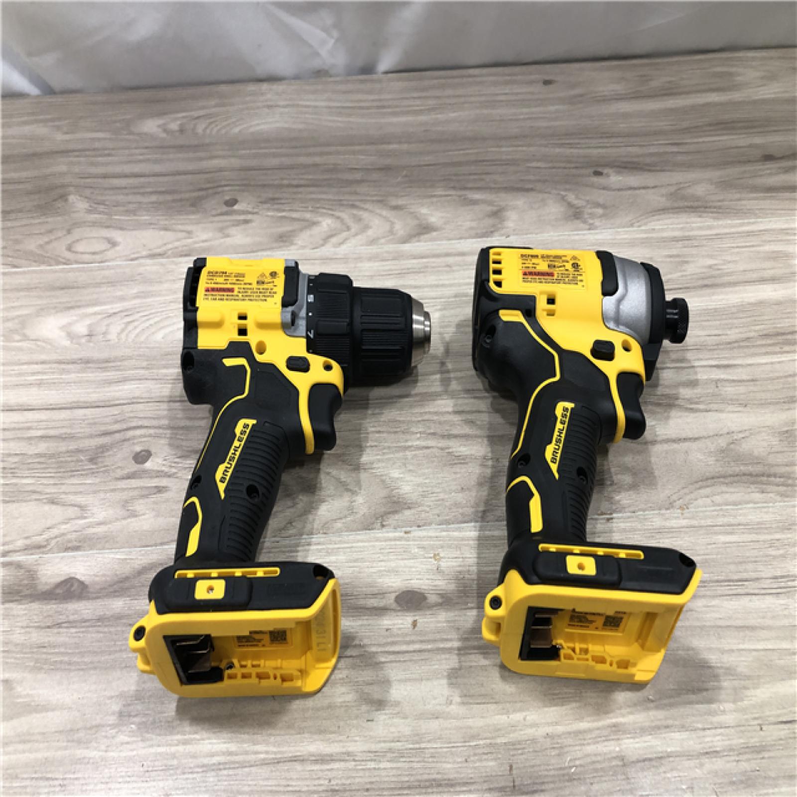AS-IS DEWALT ATOMIC 20-Volt MAX Lithium-Ion Cordless Combo Kit