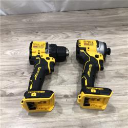 AS-IS DEWALT ATOMIC 20-Volt MAX Lithium-Ion Cordless Combo Kit