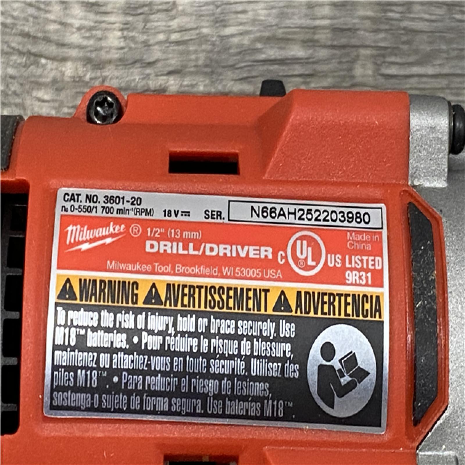 AS-IS Milwaukee 18V Lithium-Ion Brushless Cordless Compact Drill/Impact Combo Kit