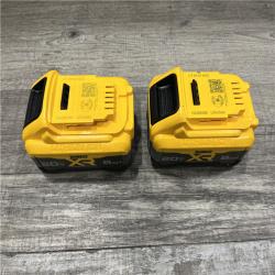 AS-IS DEWALT 20V MAX XR Lithium-Ion 8.0 Ah Battery Pack (2-Pack)