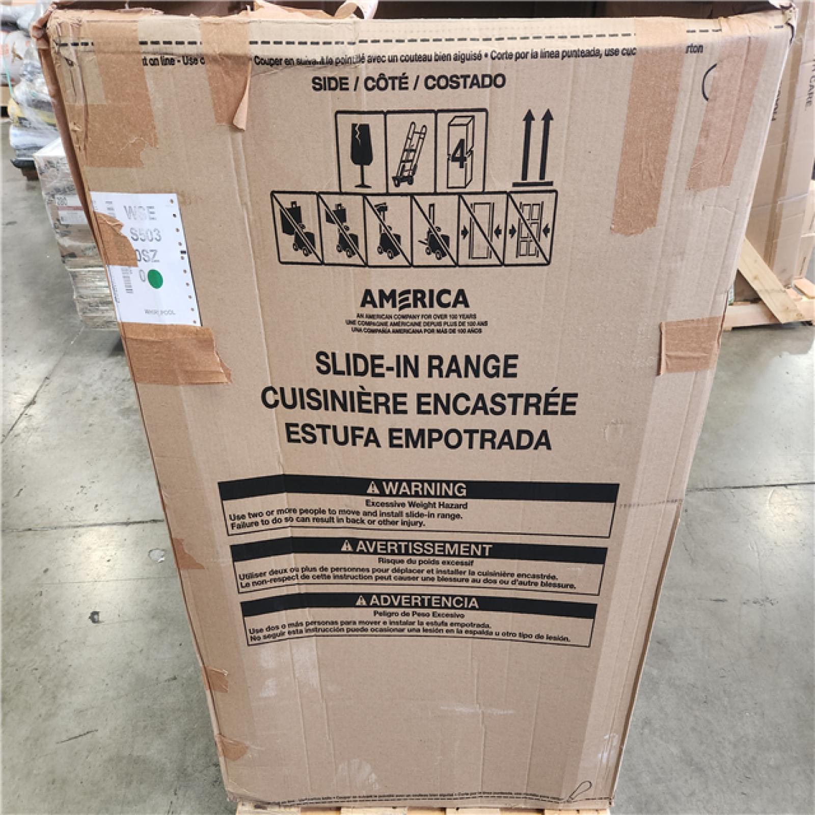 Phoenix NEW Whirlpool 30 in. 5-Burners Smart Slide-In Electric Range in Fingerprint Resistant Stainless Steel with No Preheat Air Fry