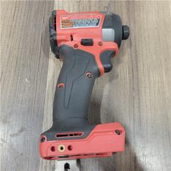 GOOD Milwaukee 2953-20 18V Lithium-Ion Brushless Cordless 1/4   Hex Impact Driver Bare Tool  Red