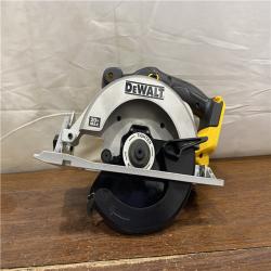 AS-IS DEWALT 20-Volt MAX Lithium-Ion Cordless 6-1/2 in. Circular Saw (Tool-Only)