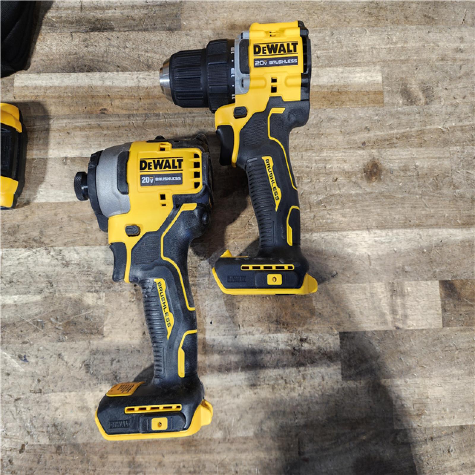 HOUSTON LOCATION - AS-IS DEWALT ATOMIC 20-Volt MAX Lithium-Ion Cordless Combo (2-Tool) Kit