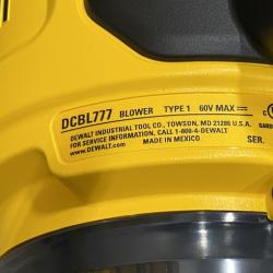 AS-IS DEWALT FLEXVOLT 60V MAX 160 MPH 760 CFM Brushless Cordless Axial Blower Kit