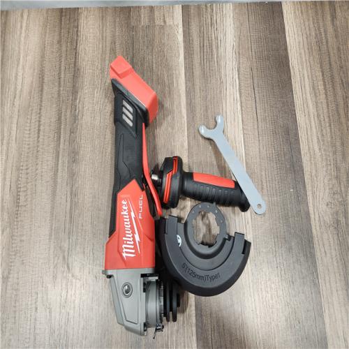 AS-IS Milwaukee M18 FUEL 18V Lithium-Ion Brushless Cordless 4-1/2 in./5 in. Grinder w/Paddle Switch (Tool-Only)