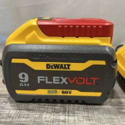 AS-IS DEWALT 20V/60V MAX FLEXVOLT Lithium-Ion 9.0Ah Battery and Charger Starter Kit