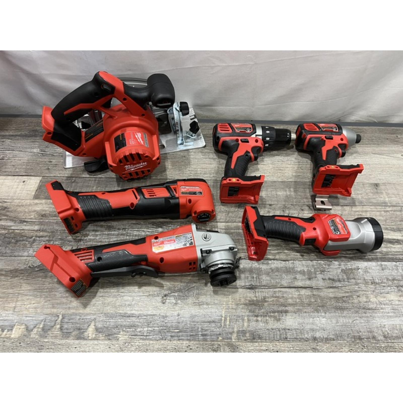 AS-IS Milwaukee 18-Volt Lithium-Ion Cordless (6-Tool) Combo Kit