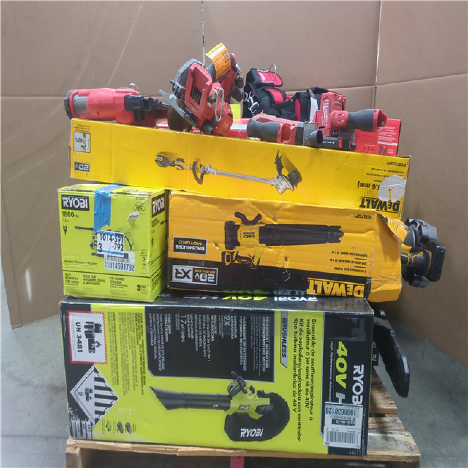 CALIFORNIA AS-IS TOOL PALLET