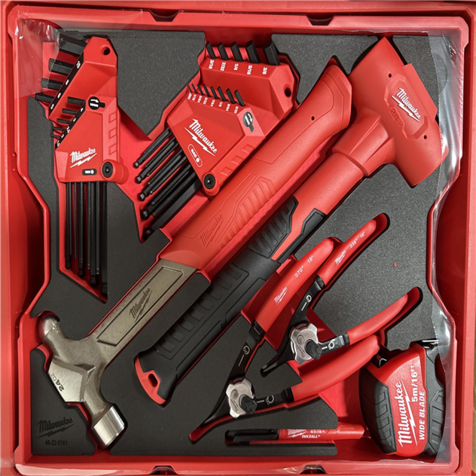 California AS-IS Milwaukee Hand Tool Set w/Packout 4-Drawer Tool Box; Appears in Excellent Condition