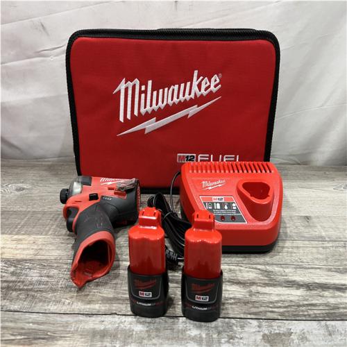 AS-IS Milwaukee FUEL SURGE 12V Lithium-Ion Brushless Cordless 1/4 in. Hex Impact Driver Compact Kit