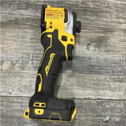 AS-IS DEWALT ATOMIC 20V MAX Lithium-Ion Cordless 1/4 in. Brushless Impact Driver Kit