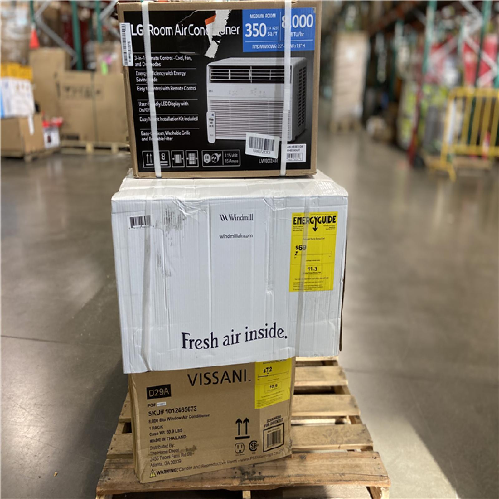 DALLAS LOCATION - AC UNITS PALLET - 5 (UNITS)