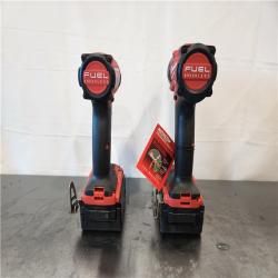 AS-IS- Milwaukee FUEL 18V Lithium-Ion Brushless Cordless Hammer Drill and Impact Driver Combo Kit