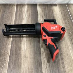 AS-IS Milwaukee 12V Lithium-Ion Cordless 10 oz. Adhesive and Caulk Gun (Tool-Only)