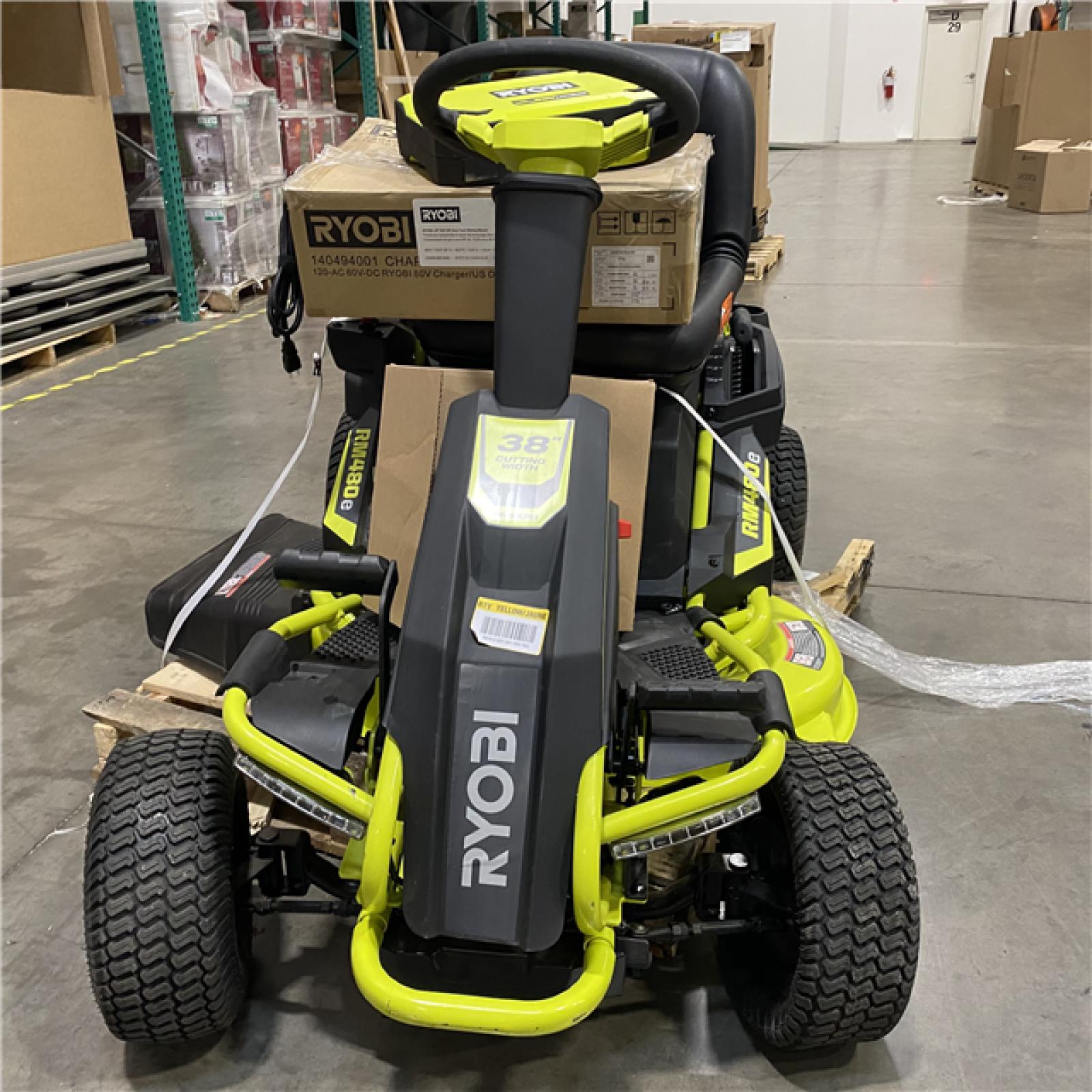 Dallas Location - As-Is Ryobi RM480E Electric Riding Mower