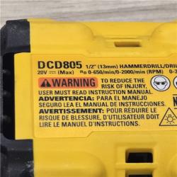 AS-IS DEWALT 20V Compact Cordless 1/2 in. Hammer Drill (Tool-Only)