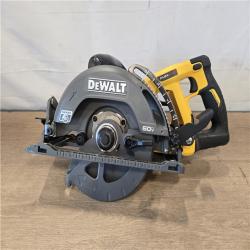 AS-IS DEWALT FLEXVOLT 60V MAX Cordless 7-1/4 in. Wormdrive Style Circular Saw (Tool Only)