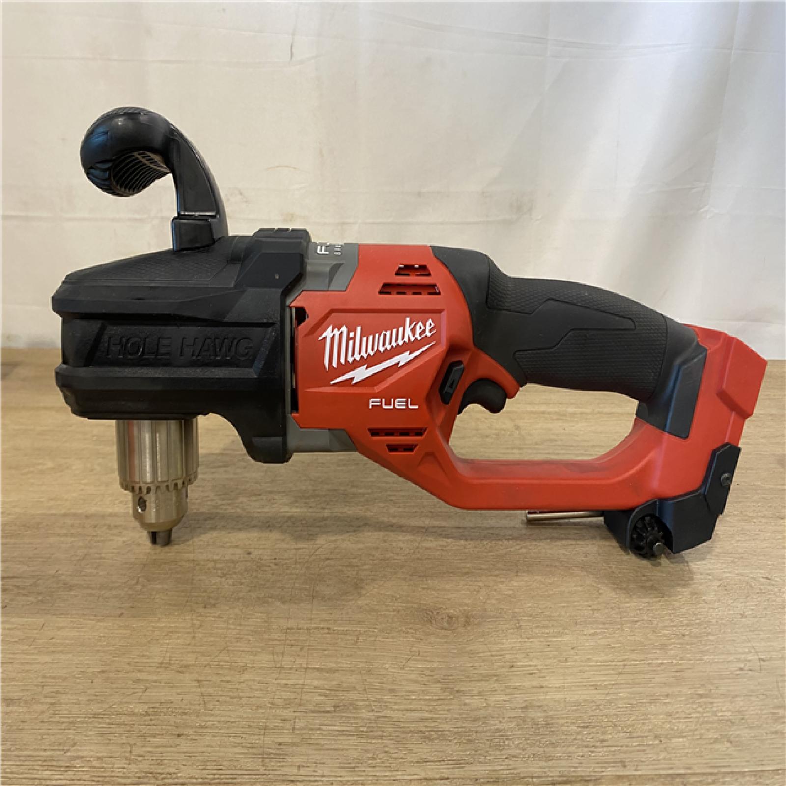 AS-IS Milwaukee FUEL GEN II 18V Lithium-Ion Brushless Cordless 1/2 in. Hole Hawg Right Angle Drill (Tool-Only)