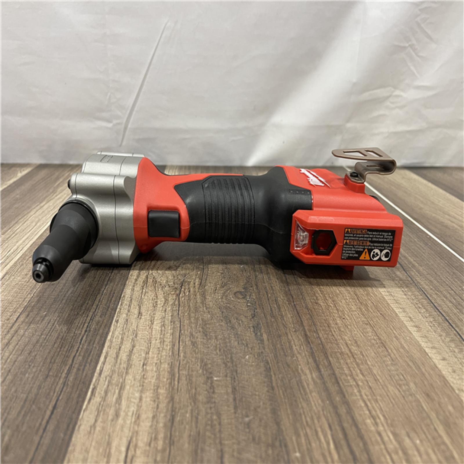 AS-IS Milwaukee M12 12-Volt Lithium-Ion Cordless Rivet Tool (Tool-Only)