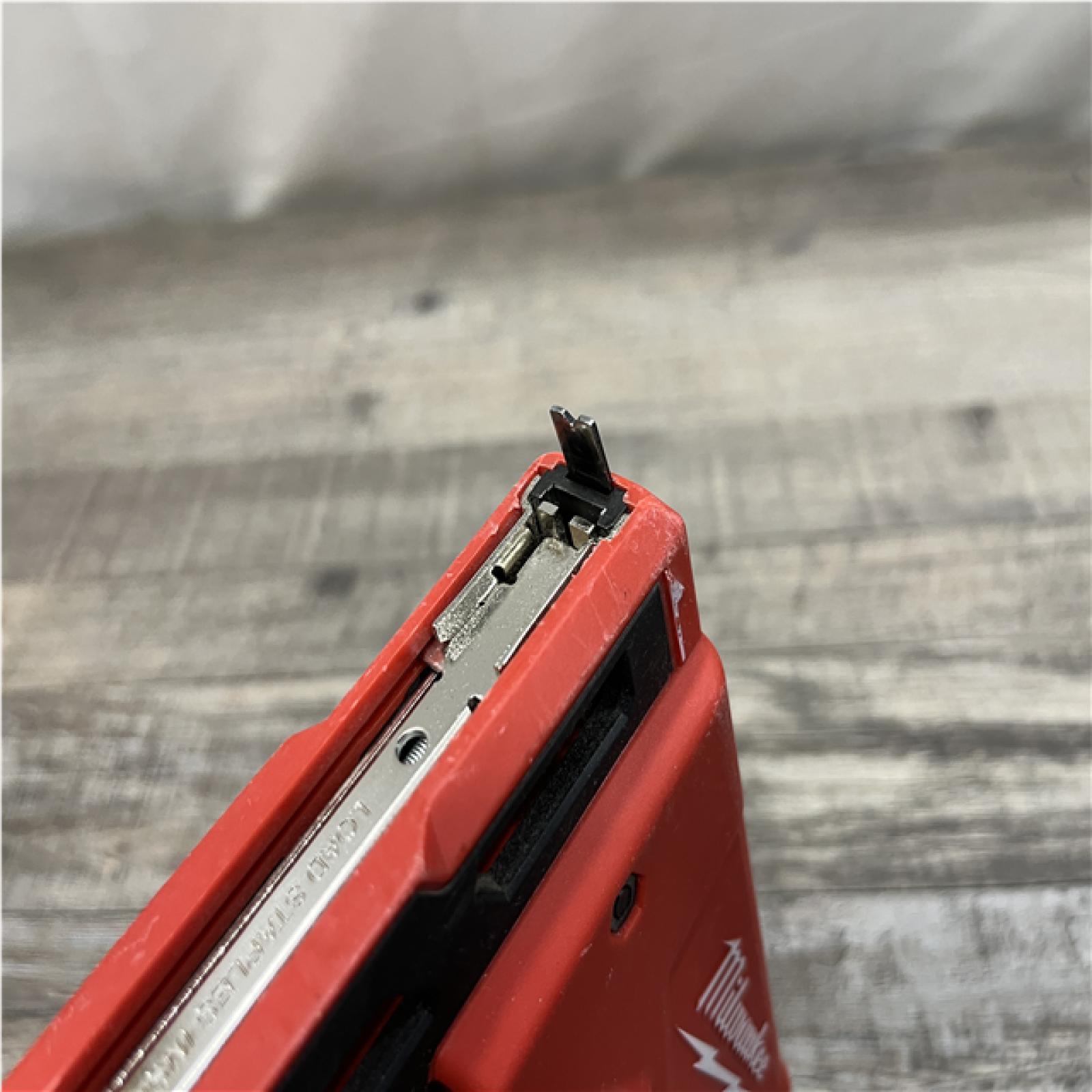 AS-IS Milwaukee 12-Volt Lithium-Ion Cordless 3/8 in. Crown Stapler (Tool-Only)