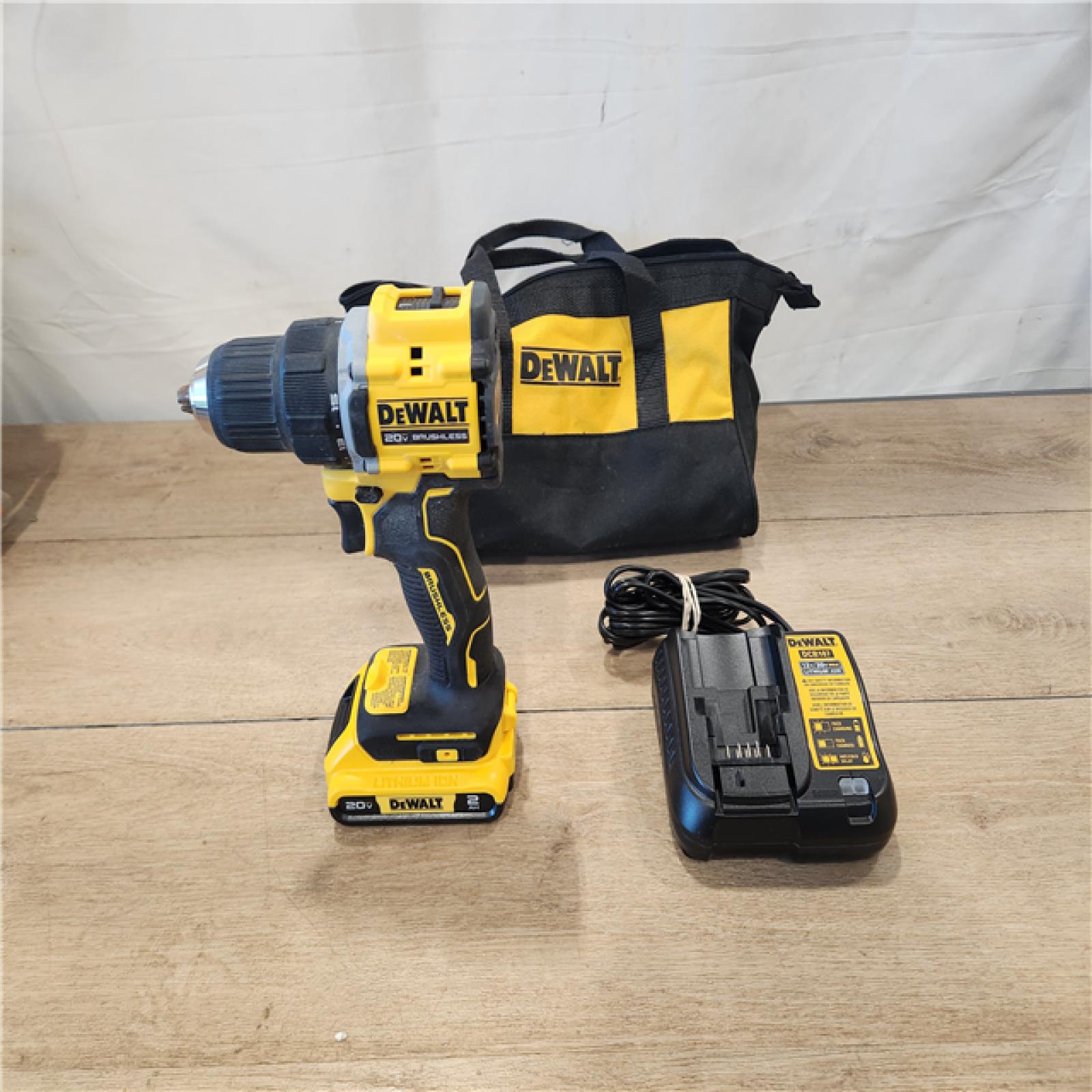AS-IS- DEWALT Atomic 20V Lithium-Ion Cordless Compact 1/2 in. Drill/Driver Kit