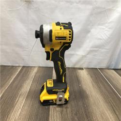 AS-IS DEWALT Atomic 20V Max Lithium-Ion Brushless Cordless Compact 1/4 in. Impact Driver Kit