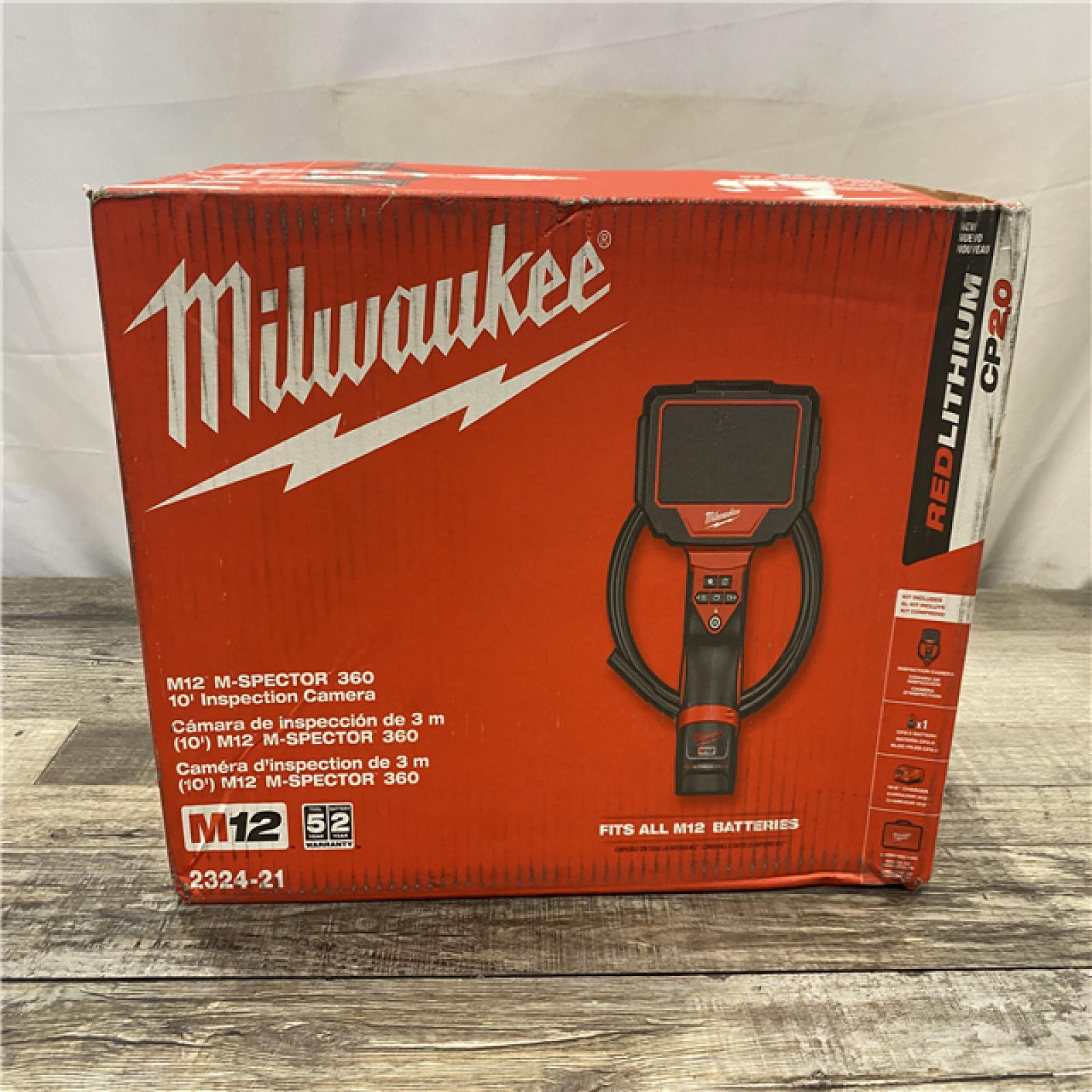 NEW - Milwaukee 12V Lithium-Ion Corldless M-SPECTOR 360-Degree 10 ft. Inspection Camera Kit