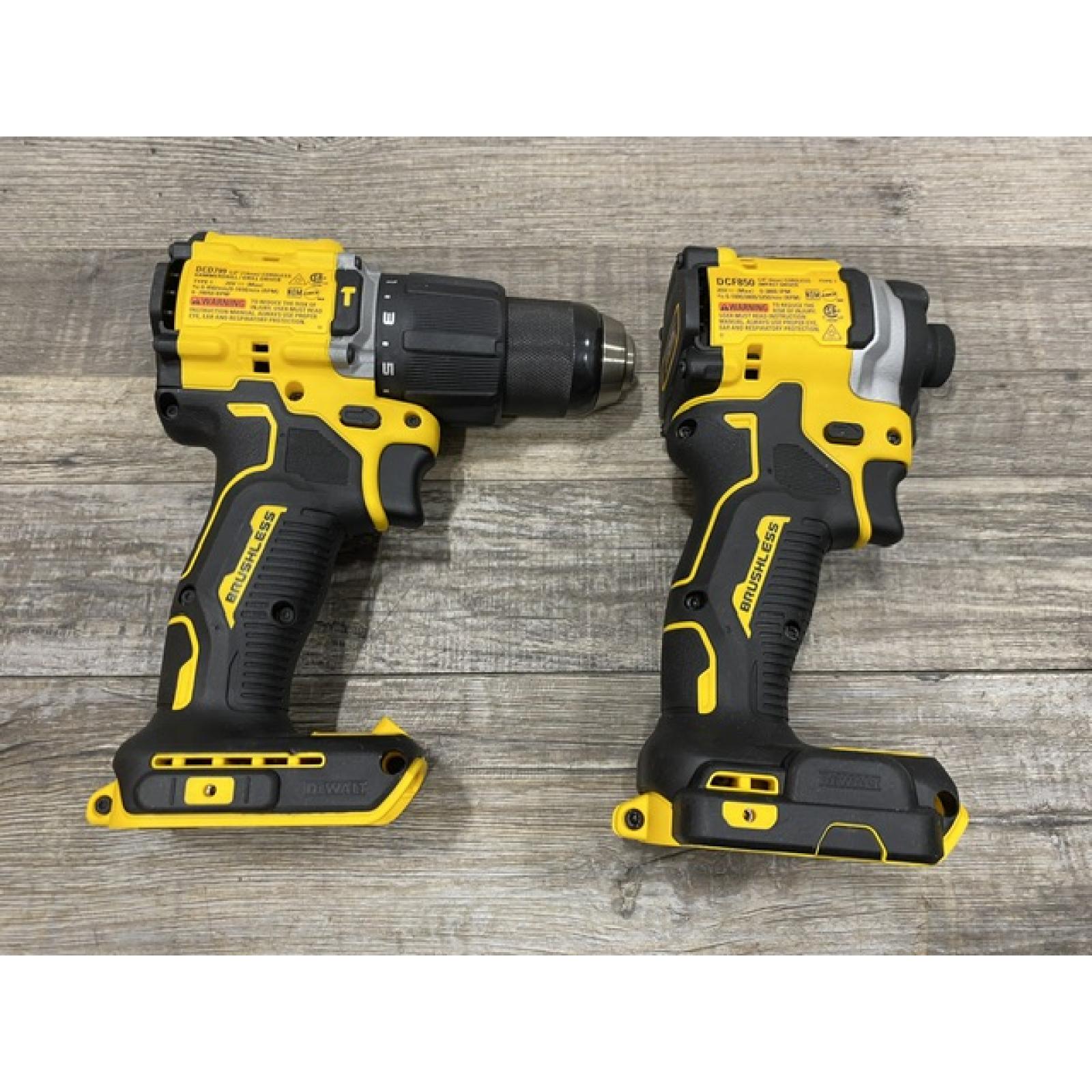 AS-IS DEWALT ATOMIC 20V MAX Lithium-Ion Cordless 2-Tool Combo Kit