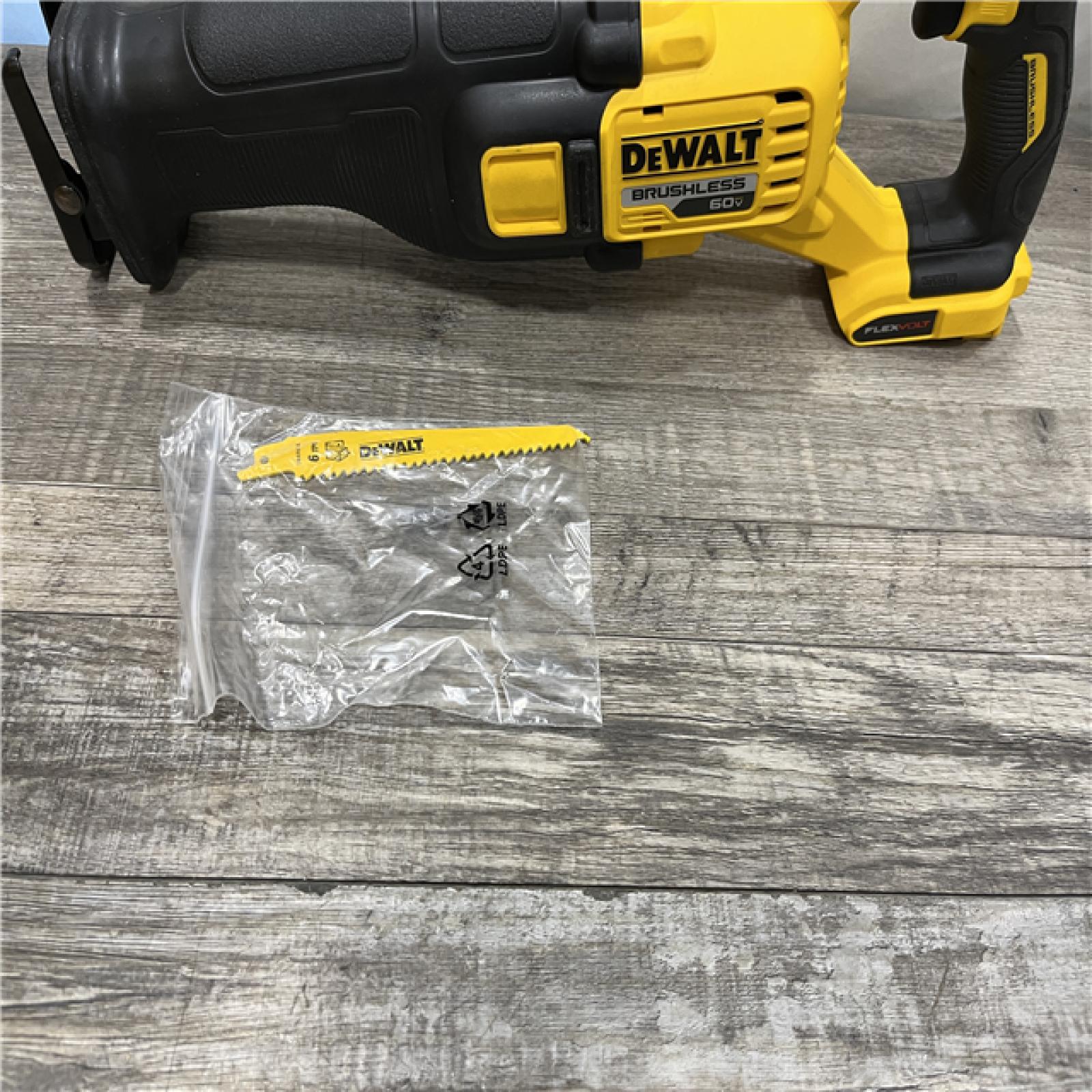 AS-IS DEWALT FLEXVOLT 60V MAX Cordless Brushless Reciprocating Saw (Tool Only)
