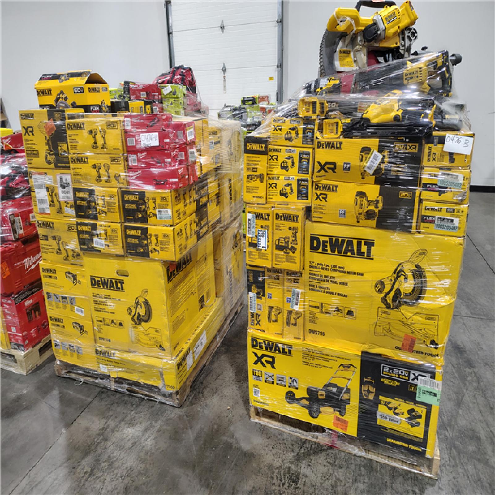 Pittston Location As-Is Power Tools Partial Truckload (13 Pallets) 0476-B