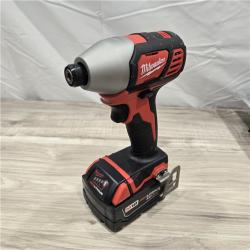 AS-IS  Milwaukee M18 18-Volt Lithium-Ion Cordless Combo Kit 7-Tool with 2-Batteries, Charger and Tool Bag
