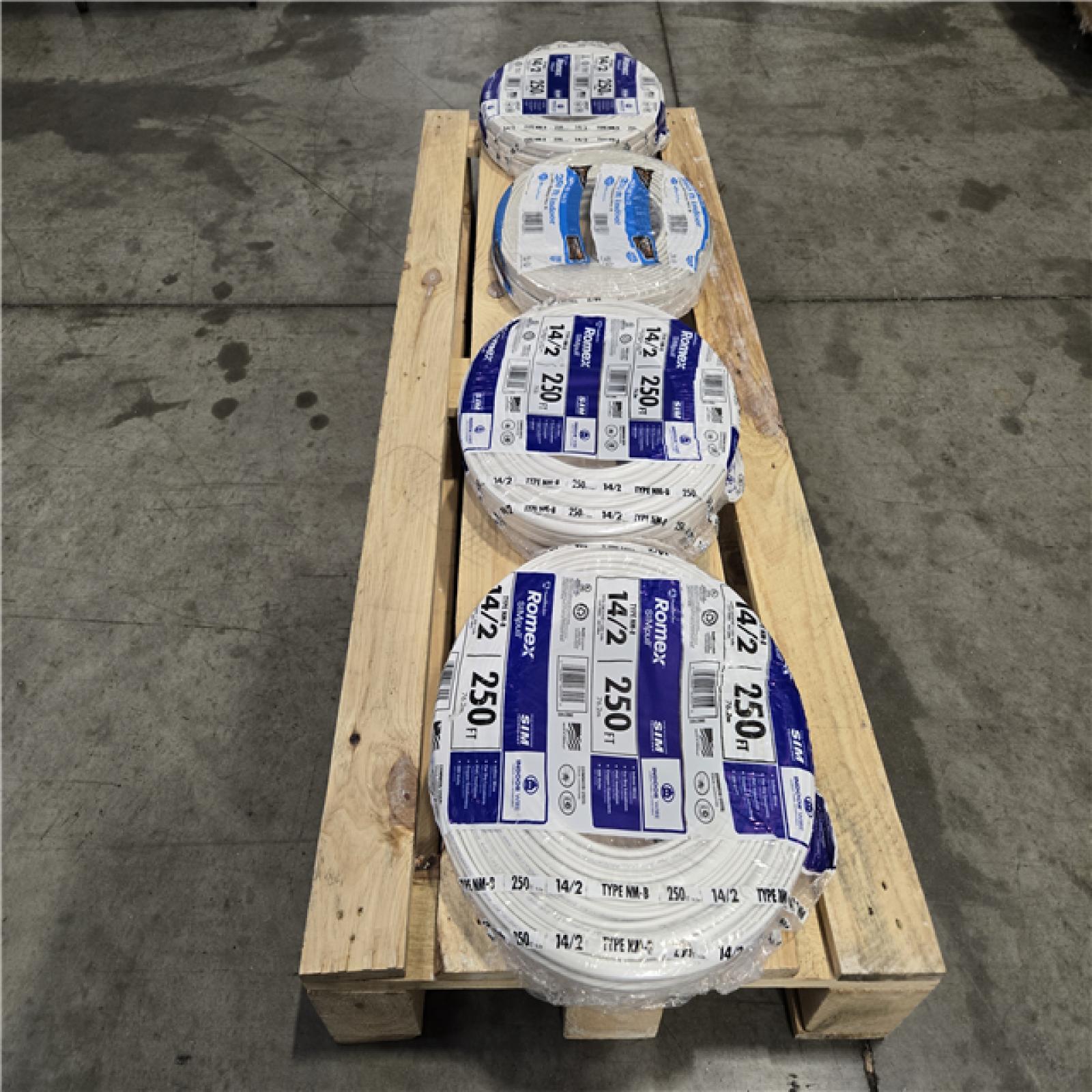 DALLAS LOCATION- NEW!- MIXED WIRE PALLET (4 UNITS)