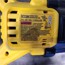 HOUSTON LOCATION - AS-IS (APPEARS LIKE NEW) DeWalt DCS389B FLEXVOLT 60V MAX Cordless Brushless Reciprocating Saw (Tool-Only)