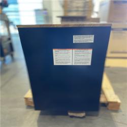 DALLAS LOCATION - Husky Tool Storage 46 in. W x 18 in. D 9-Drawer Mobile Workbench Cabinet in Gloss Black