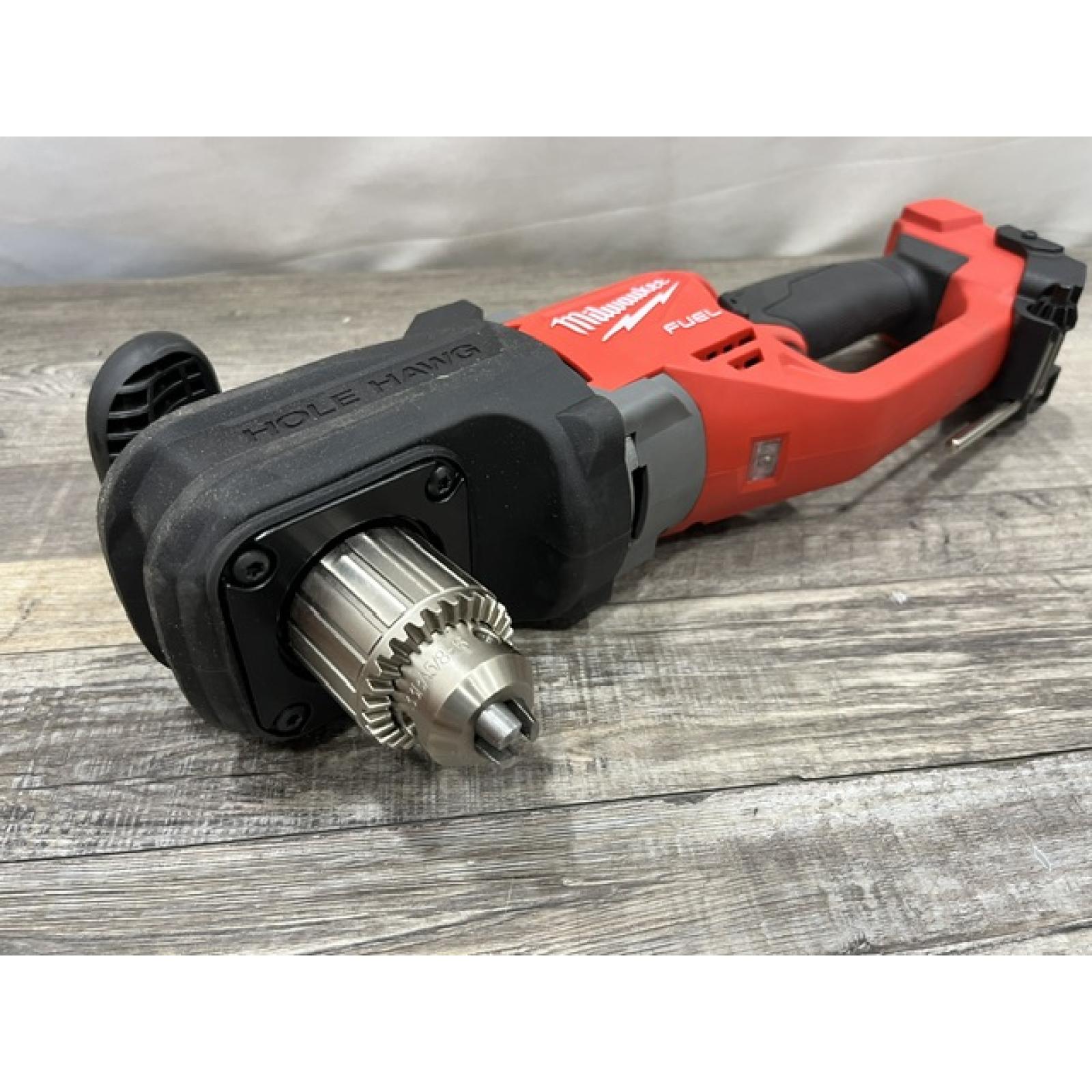 AS-IS Milwaukee FUEL GEN II 18V Lithium-Ion Brushless Cordless 1/2 in. Hole Hawg Right Angle Drill (Tool-Only)