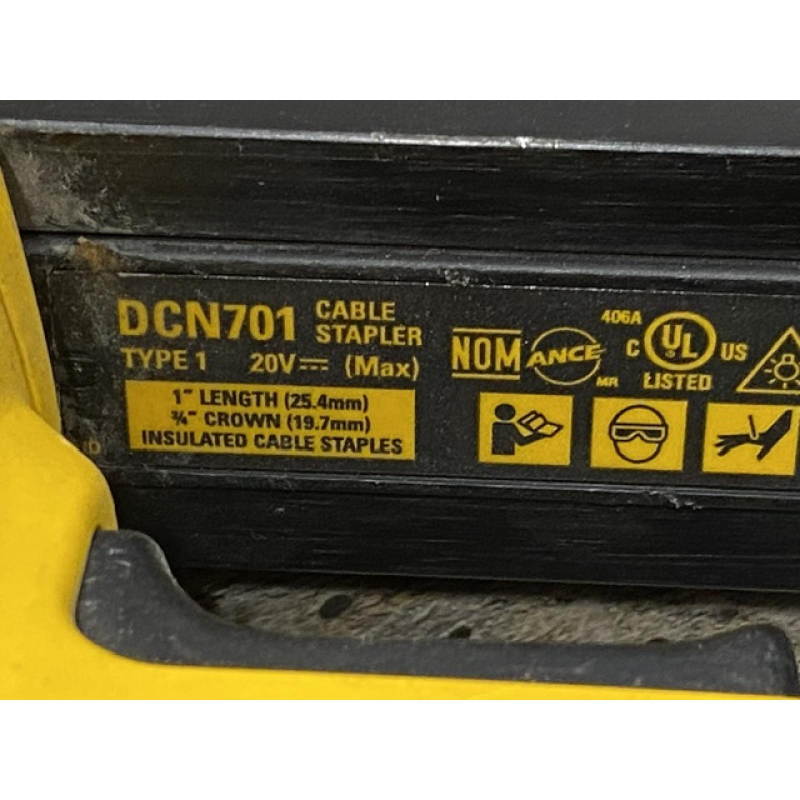 AS-IS DEWALT 20V MAX Lithium-Ion Cordless Cable Stapler (Tool Only)