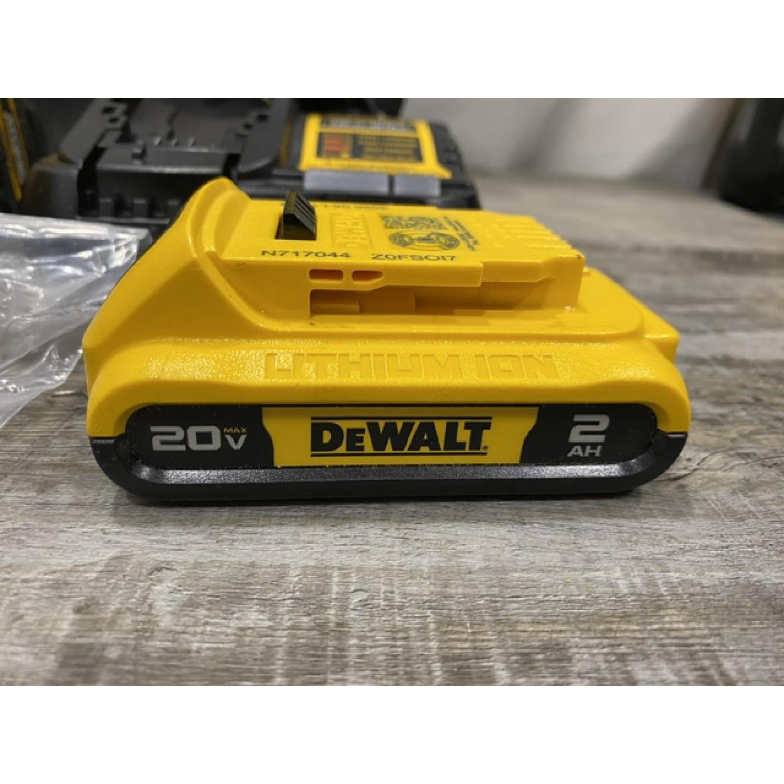 AS-IS DEWALT Atomic 20V Lithium-Ion Cordless Compact 1/2 in. Drill/Driver Kit