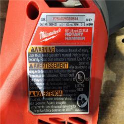 HOUSTON LOCATION - AS-IS Milwaukee M18 FUEL 18V Lithium-Ion Brushless Cordless 5/8 in. SDS-Plus Rotary Hammer (Tool-Only)