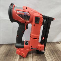 AS-IS- MILWAUKEE FUEL 18V Cordless 18-Gauge 1/4 in. Narrow Crown Stapler (Tool-Only)