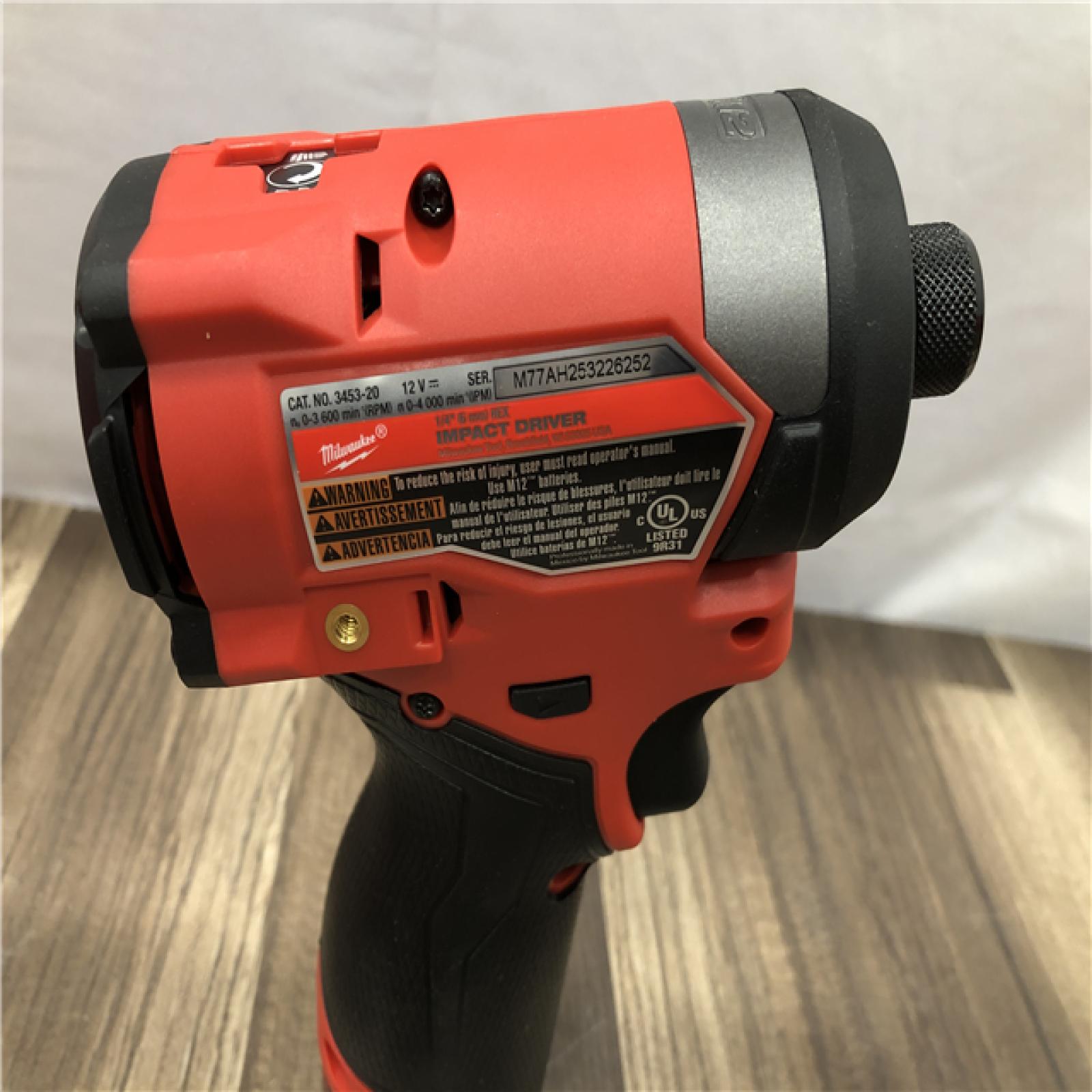 AS-IS Milwaukee FUEL 12-Volt Lithium-Ion Brushless Cordless Hammer Drill and Impact Driver Combo Kit