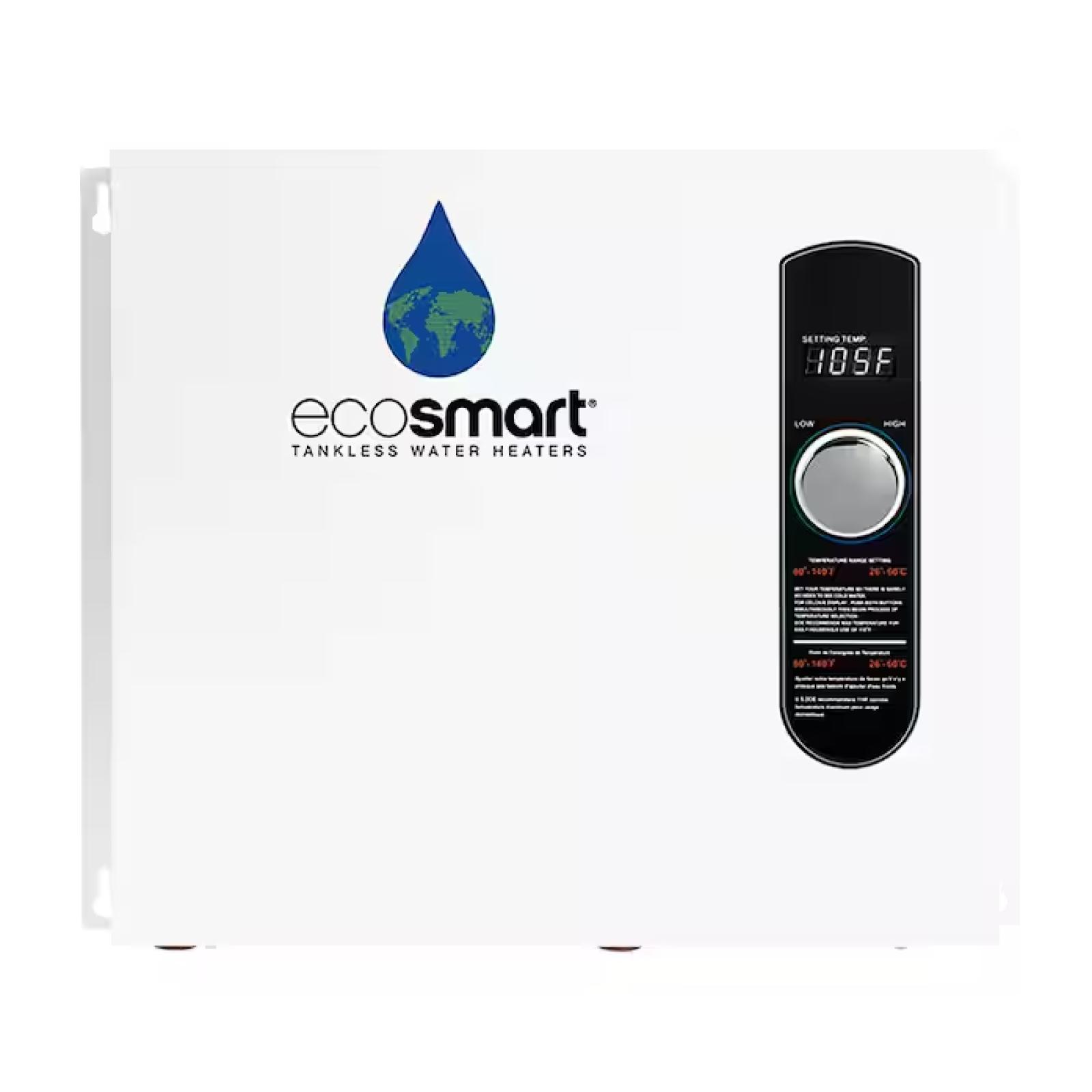 DALLAS LOCATION- NEW!- EcoSmart 36 kW 7.03 GPM 240-Volt Electric Tankless Water Heater