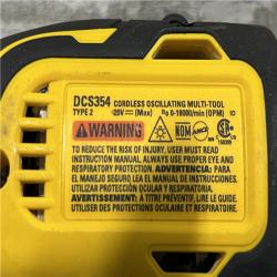 AS-IS DEWALT ATOMIC 20V MAX Cordless Brushless Oscillating Multi Tool (Tool Only)