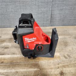 HOUSTON LOCATION - AS-IS Milwaukee-3632-21 M12 Green Beam Laser 360° 3-Plane Kit