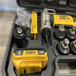 LIKE NEW - DEWALT 20V MAX Lithium-Ion Copper Swage Tool Kit