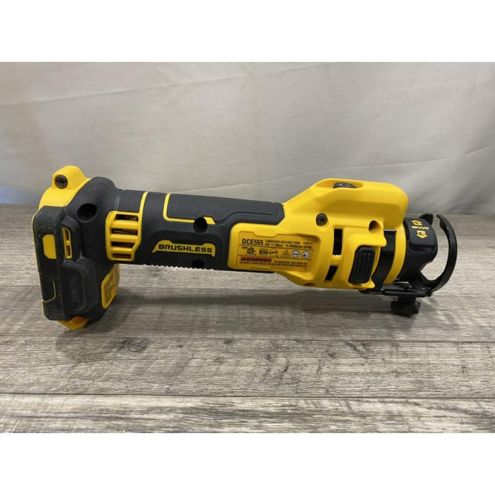 AS-IS DEWALT XR 20V Lithium-Ion Cordless Rotary Drywall Cut-Out Tool (Tool Only)