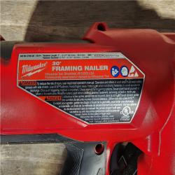 HOUSTON - LOCATION - AS-IS M18 FUEL 3-1/2 in. 18-Volt 30-Degree Lithium-Ion Brushless Cordless Framing Nailer (Tool-Only)