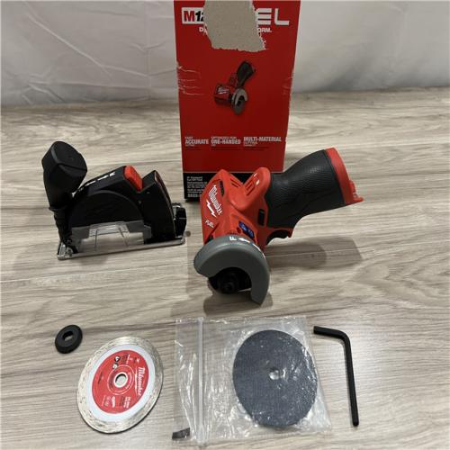 AS-IS Milwaukee  FUEL 12V Lithium-Ion Brushless Cordless 3 in. Cut Off Saw (Tool-Only)