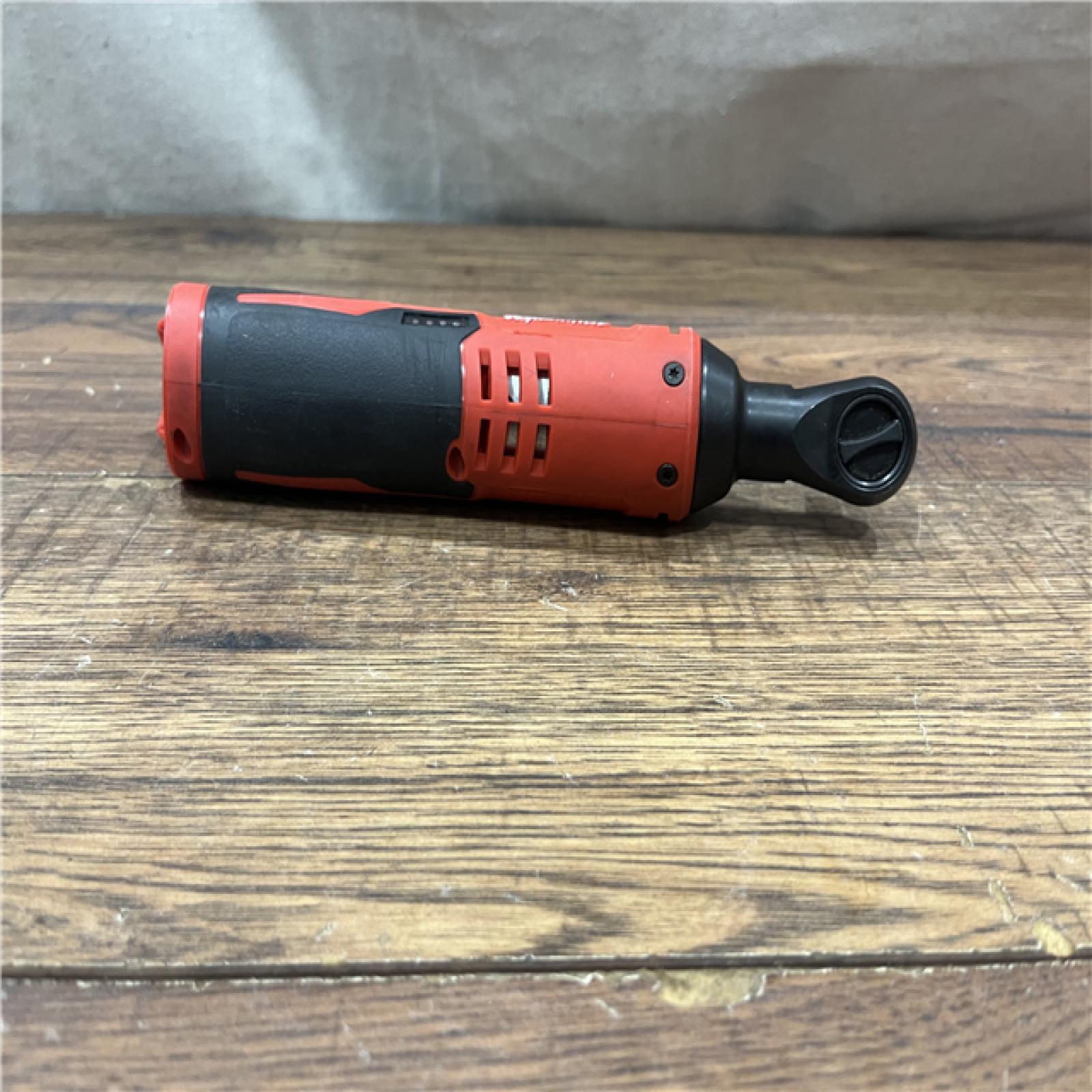 AS-IS MILWAUKEE 2457-20 .38 in. M12 Cordless Ratchet Only